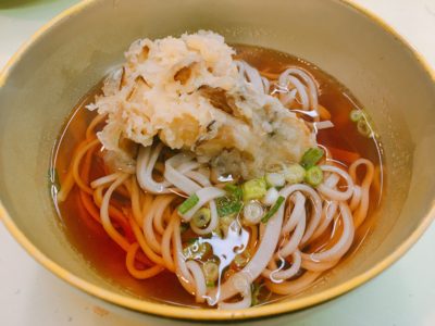 舞茸の天ぷら蕎麦